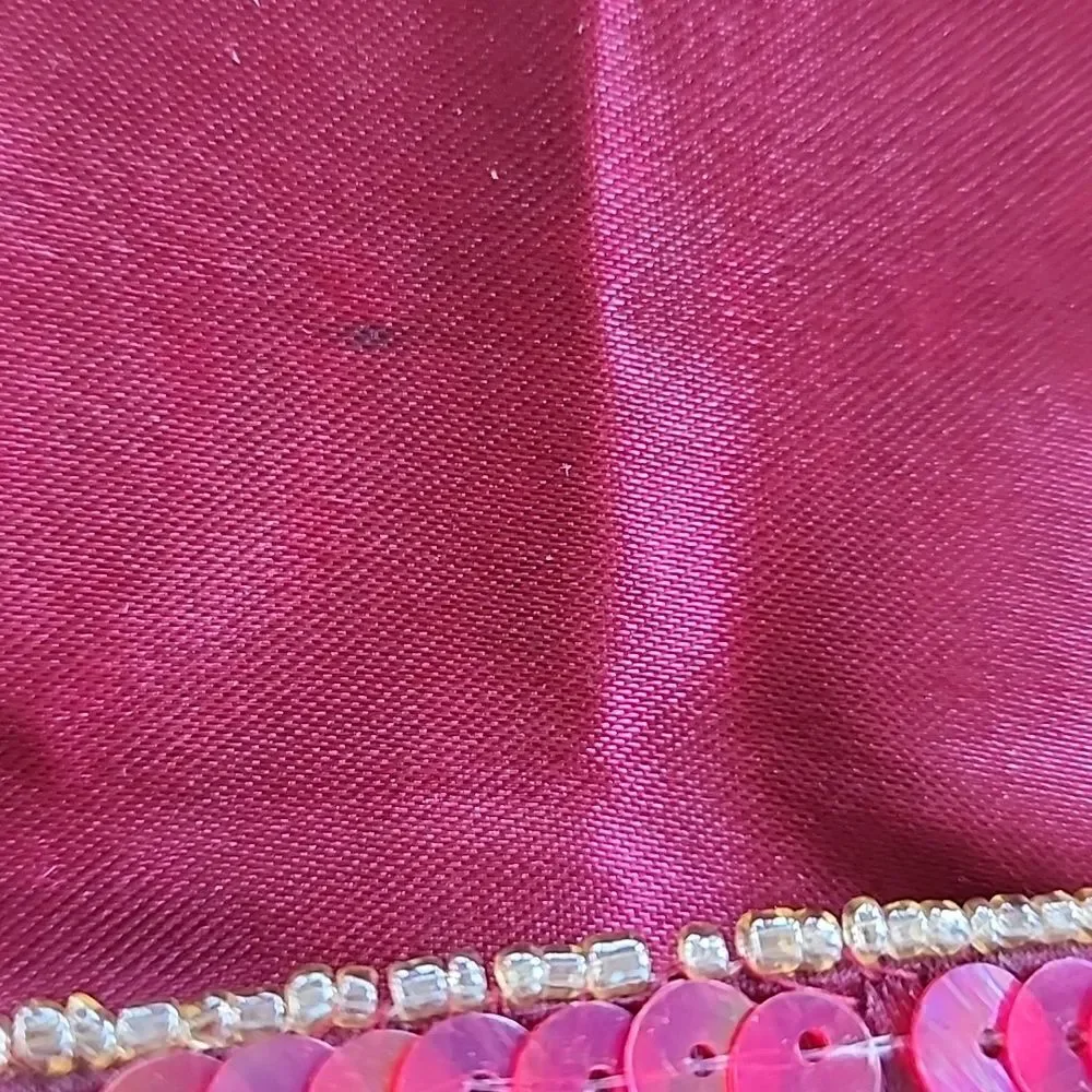 Sequined & Beaded Evening Clutch Glam Bag